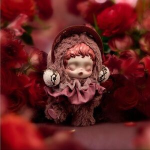 Pop Mart Skullpanda L’impressionnisme Plush Doll Pendant - Blossom